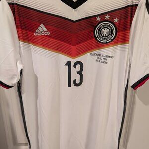 Germany World Cup 2014 Final Home Jersey Thomas Muller #13